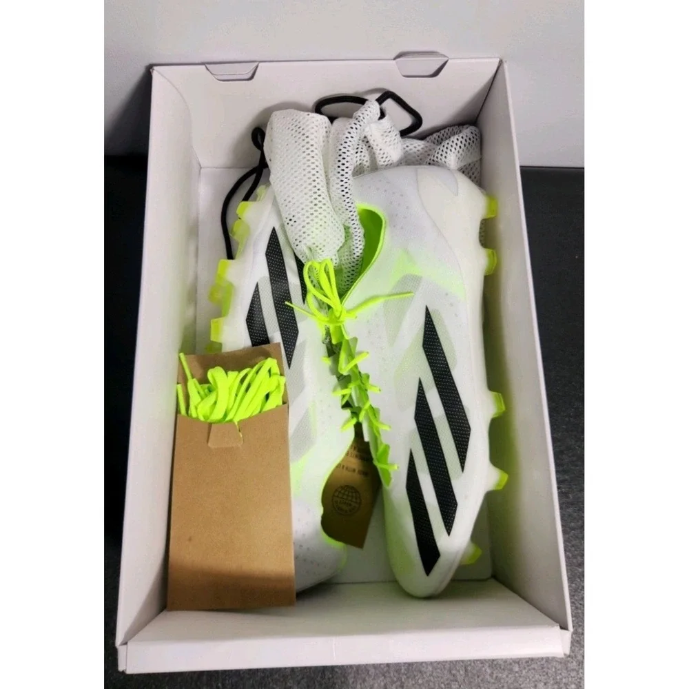 Adidas X CRAZYFAST+ FG Cloud White GY7377 Soccer Cleats Mens Size 12.5